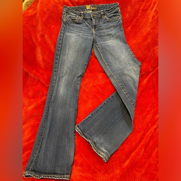 Kut From The Cloth Boot-cut Flap Pocket Denim Jean Sz 10 - Picture 9 of 10